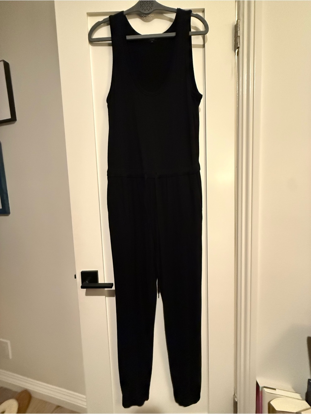 Rails Black Sleeveless Tank Jumpsuit